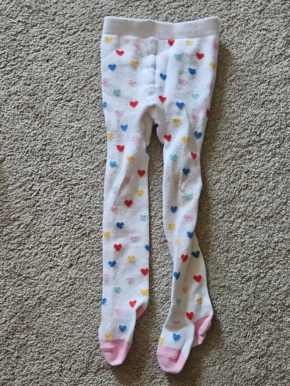 Hanna Andersson Tights, 18-24 Months, Hearts